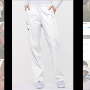 Dickies White Straight Leg Women's Pants
